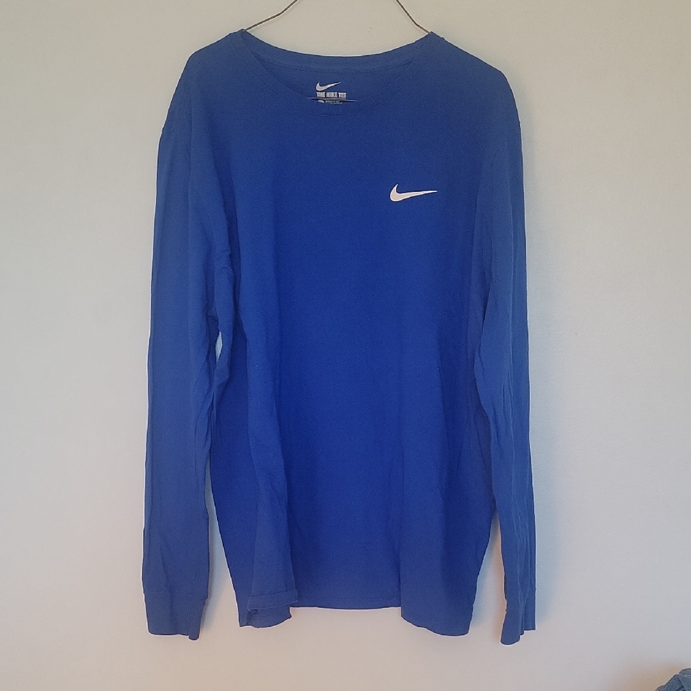 Nike Royal Blue Crew Neck Shirt